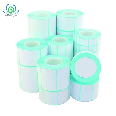 জলরোধী উচ্চ আঠালো ফাঁকা Vinyl রেকর্ড লেবেল স্টিকার, ফাঁকা রোল লেবেল