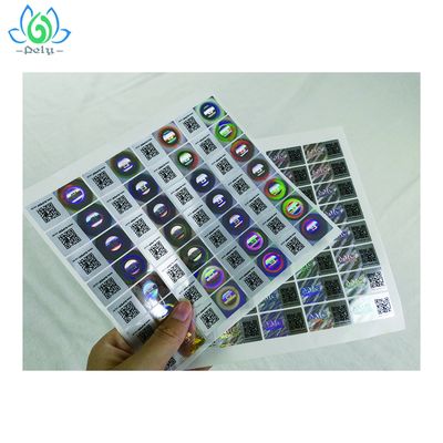 10X10X5 সেমি উচ্চ আঠালো এন্টি জাল টেম্পার প্রমাণ সীল স্টিকার
