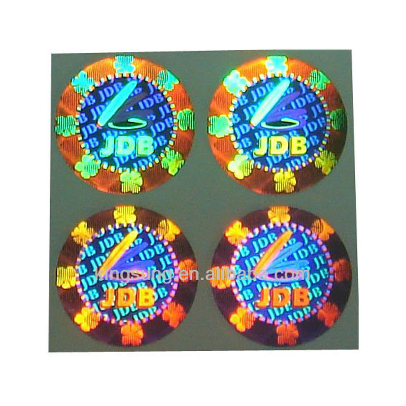 ISO9001 2008 সিএমওয়াইকে রঙের সুরক্ষা শংসাপত্রের জন্য হলোগ্রাম স্টিকার